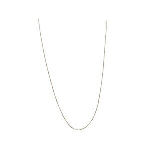 Sterling Silver 18" Box Chain Necklace 925 Italy Lightweight 2g Womens Jewelry